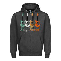 Charcoal Heather Bass Guitar Vintage Funny Bass Player Bassist Zipper Hoodie - Bettercallsaul