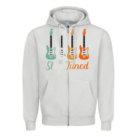 Dove Grey Bass Guitar Vintage Funny Bass Player Bassist Zipper Hoodie - Bettercallsaul