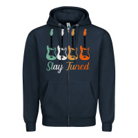 Navy Bass Guitar Vintage Funny Bass Player Bassist Zipper Hoodie - Bettercallsaul
