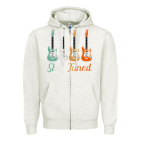 Oatmeal Heather Bass Guitar Vintage Funny Bass Player Bassist Zipper Hoodie - Bettercallsaul