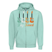 Seafoam Bass Guitar Vintage Funny Bass Player Bassist Zipper Hoodie - Bettercallsaul