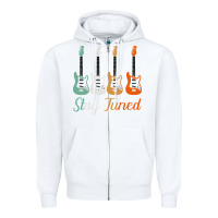 White Bass Guitar Vintage Funny Bass Player Bassist Zipper Hoodie - Bettercallsaul