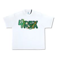 White four rex Urban Heavy Tee - MaliasSmallBusiness