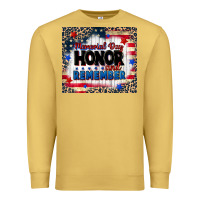 Antique Gold memorial day honor and remember Premium Sweatshirt - CowGirlArtShop