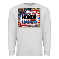 Dove Grey memorial day honor and remember Premium Sweatshirt - CowGirlArtShop