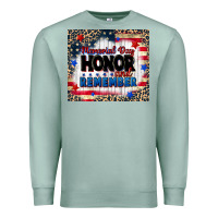 Memorial Day Honor And Remember Premium Sweatshirt | Teevron