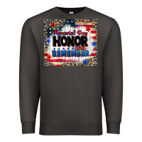 Smoke memorial day honor and remember Premium Sweatshirt - CowGirlArtShop