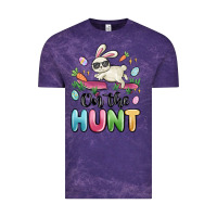 Cloud Purple on the hunt easter Vintage Tee - MaliasSmallBusiness