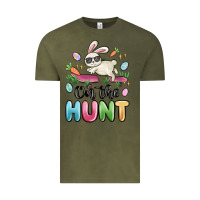 Vintage Olive on the hunt easter Vintage Tee - MaliasSmallBusiness