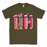 Army Green valentine' day teacher school pencils Classic Tee - MaliasSmallBusiness
