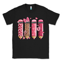 Black valentine' day teacher school pencils Classic Tee - MaliasSmallBusiness