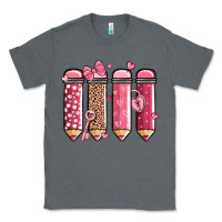 Charcoal Heather valentine' day teacher school pencils Classic Tee - MaliasSmallBusiness