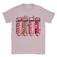 Lilac valentine' day teacher school pencils Classic Tee - MaliasSmallBusiness