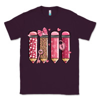 Plum valentine' day teacher school pencils Classic Tee - MaliasSmallBusiness
