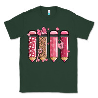 Sports Green valentine' day teacher school pencils Classic Tee - MaliasSmallBusiness