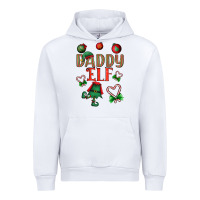 White Daddy Elf Urban Hoodie - BundleAndBundleShop