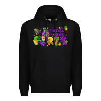 Black mardi gras party Premium Hoodie - CowGirlArtShop