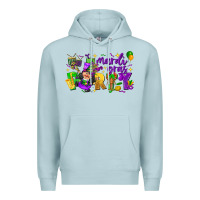 Blue Mist mardi gras party Premium Hoodie - CowGirlArtShop
