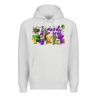 Dove Grey mardi gras party Premium Hoodie - CowGirlArtShop