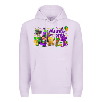 Lilac mardi gras party Premium Hoodie - CowGirlArtShop