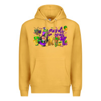 Mustard mardi gras party Premium Hoodie - CowGirlArtShop