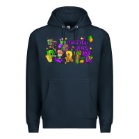 Navy mardi gras party Premium Hoodie - CowGirlArtShop