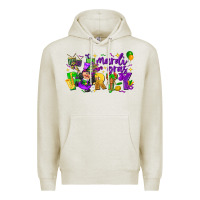 Oatmeal Heather mardi gras party Premium Hoodie - CowGirlArtShop