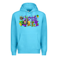 Ocean Blue mardi gras party Premium Hoodie - CowGirlArtShop