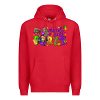 Red mardi gras party Premium Hoodie - CowGirlArtShop