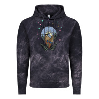 Cloud Black compass with mountain Vintage Hoodie - MaliasSmallBusiness