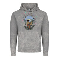 Cloud Rock compass with mountain Vintage Hoodie - MaliasSmallBusiness