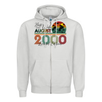Dove Grey Best Wife Since August 2000 Limited Edition Zipper Hoodie - Bettercallsaul