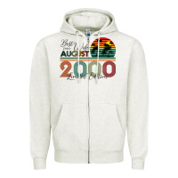 Oatmeal Heather Best Wife Since August 2000 Limited Edition Zipper Hoodie - Bettercallsaul