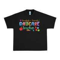 Black somebody's favorite daycare teacher Urban Heavy Tee - MaliasSmallBusiness