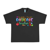 Pigment Black somebody's favorite daycare teacher Urban Heavy Tee - MaliasSmallBusiness