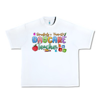White somebody's favorite daycare teacher Urban Heavy Tee - MaliasSmallBusiness