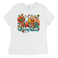 White one thankful respiratory therapist Ladies Tee - AdoDesignShop