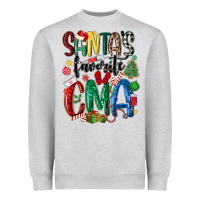 Heather Grey santas favorite cma nurse Heavyweight Sweatshirt - MaliasSmallBusiness