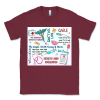 Burgundy doctor life Classic Tee - MaliasSmallBusiness