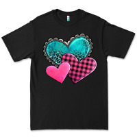 Black valentine's day hearts Premium Tee - AdoDesignShop