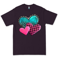 Plum valentine's day hearts Premium Tee - AdoDesignShop