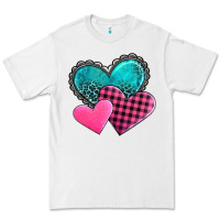 White valentine's day hearts Premium Tee - AdoDesignShop