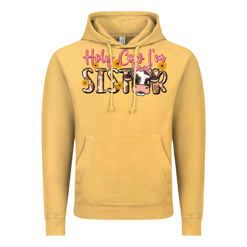 Holy Cow I'm Sister Vintage Hoodie by MaliasSmallBusiness | Teevron