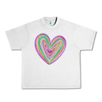 Lunar Rock valentine's day colorful heart Urban Heavy Tee - MaliasSmallBusiness