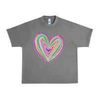 Tornado valentine's day colorful heart Urban Heavy Tee - MaliasSmallBusiness