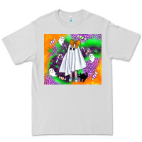 Dove Grey cute ghost halloween tumbler Premium Tee - BundleAndBundleShop