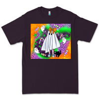 Plum cute ghost halloween tumbler Premium Tee - BundleAndBundleShop