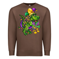 Chestnut mardi gras trex Premium Sweatshirt - CowGirlArtShop