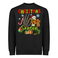 Black christmas season Heavyweight Sweatshirt - MaliasSmallBusiness