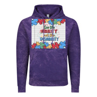Cloud Purple see the ability not the disability Vintage Hoodie - MaliasSmallBusiness